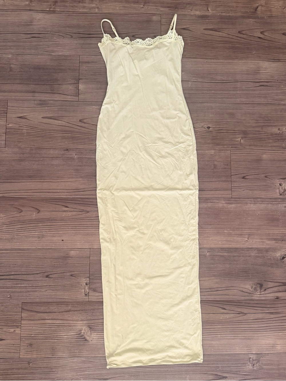 SKIMS Lace Maxi Slip Dress